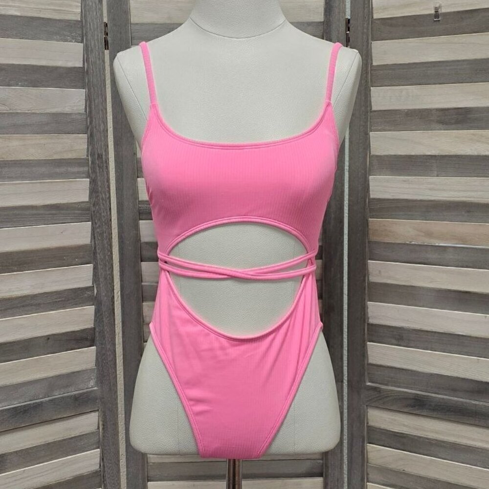 Women's Wrap Cut Out Extra Cheeky One Piece Swimsuit | Wild Fable| S (4/6)